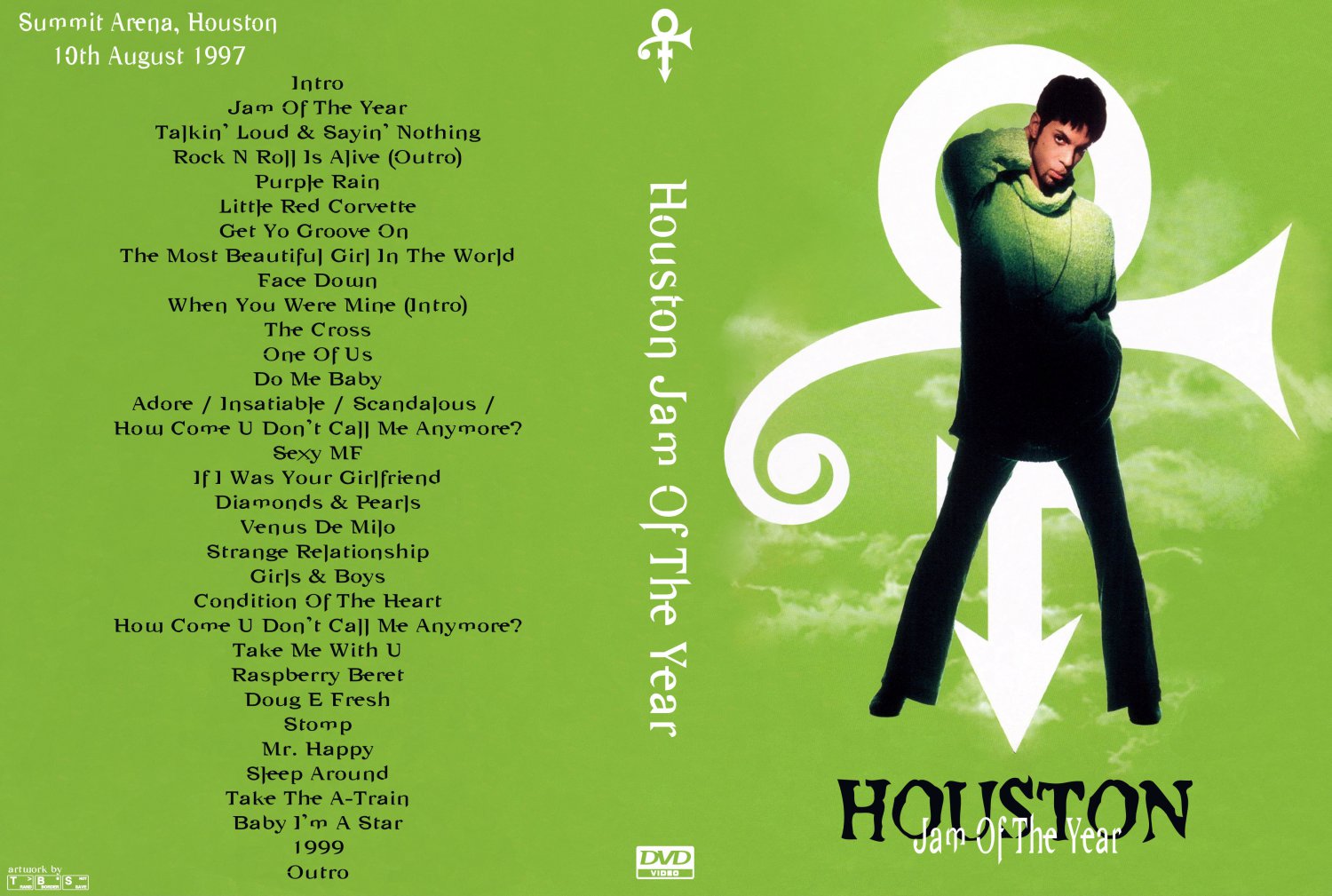 Prince Jam Of The Year Tour 10 DVD Set Houston, New York, Philadelphia, Chicago