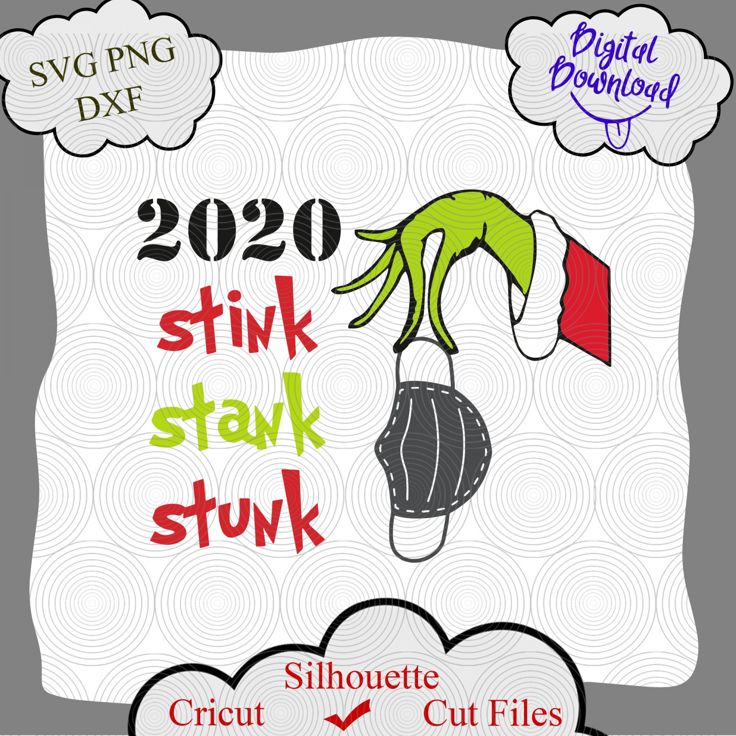 Download 2020 stink stank stunk svg, funny Christmas 2020 svg ...