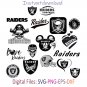 Oaklandraiders bundle logo sport svg, Oaklandraiders bundle svg, Nf l svg, dxf cutting file