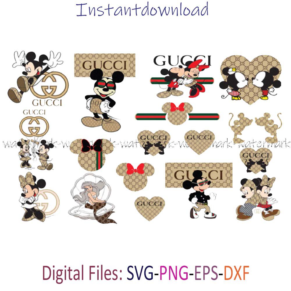 Disne y Gucc i Svg, Brand Logo Svg, LVLogo Svg, GGLogo Svg, Chane l Logo Svg