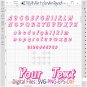 Barbie Layered Alphabet SVG, Barbie Cricut file, Cut files, Barbie digital, Digital download
