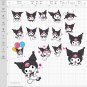 Kuromi Bundle SVG, Kuromi PNG, Sanrio SVG, My Melody And Kuromi SVG, Png