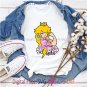 Powerful Princess Peach. A Layered SVG, PNG, and EPS Design Featuring a Strong Png