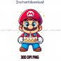 Super Mario Birthday Cake Clipart Transparent Png, Instantdownload