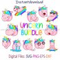Rainbow Unicorn Svg, Unicorn Svg, Unicorn Face Svg, Unicorn Head Svg, Cute Unicorn