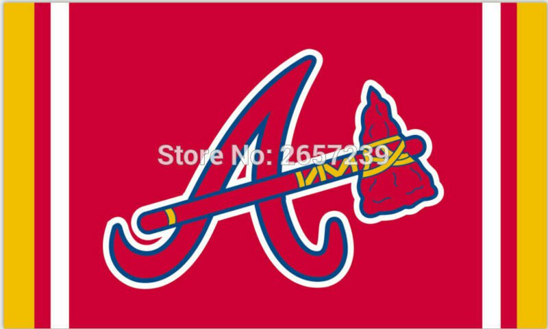 Atlanta Braves Flag 3x5ft Banner Polyester Baseball World Series braves012