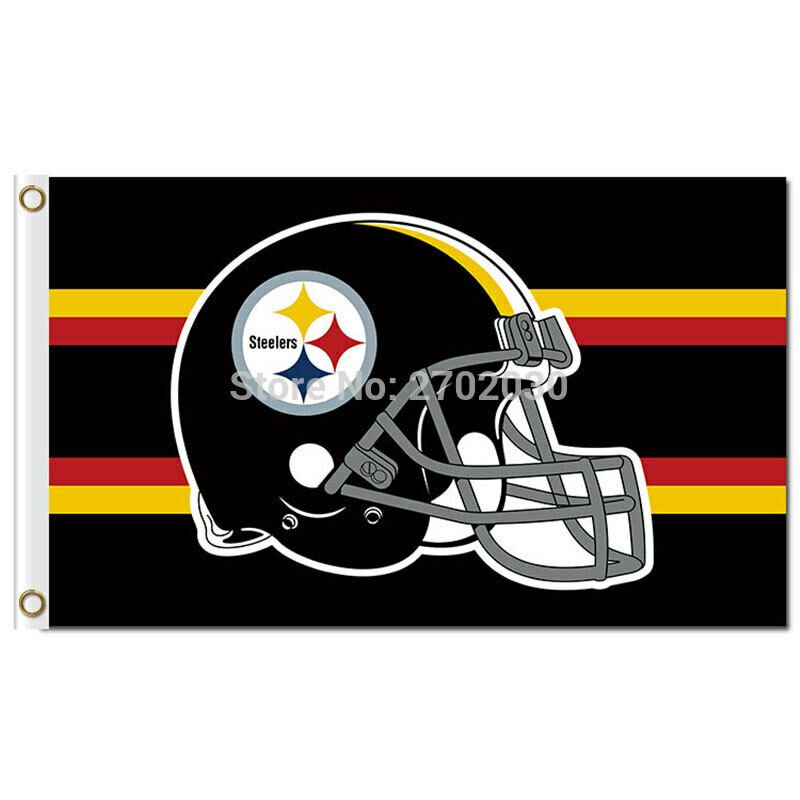 Pittsburgh Steelers Flag 3x5ft Banner Polyester American Football ...