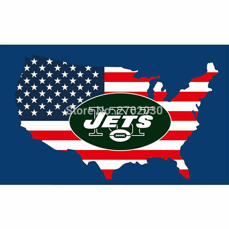 New York Jets Flag 3x5ft Banner Polyester American Football jets010