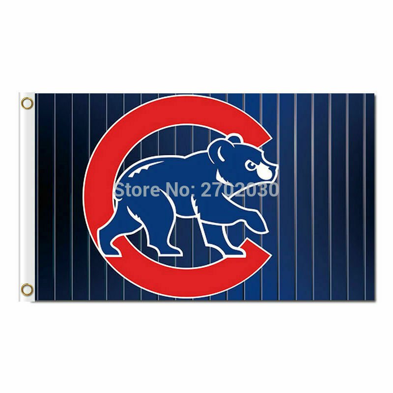 Chicago Cubs Flag 3x5ft Banner Polyester Baseball world series cubs007