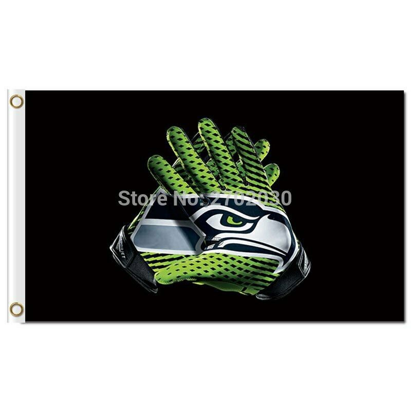 Seattle Seahawks Flag 3x5ft Banner Polyester American Football seahawks014