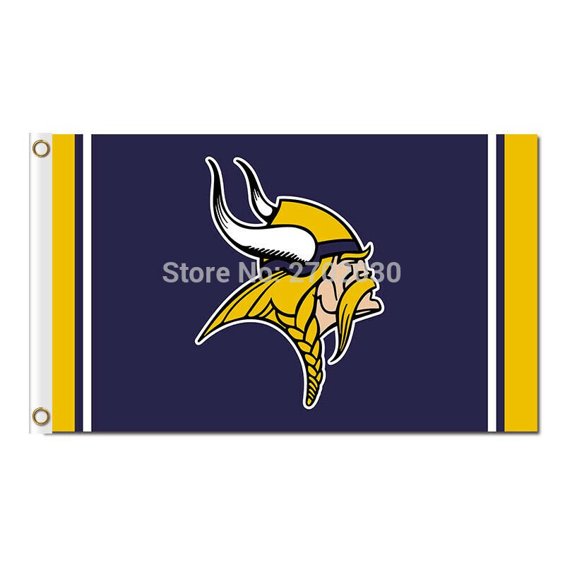 Minnesota Vikings Flag 3x5ft Banner Polyester American Football vikings012