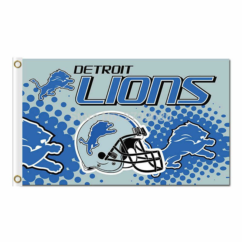 Detroit Lions Flag 3x5ft Banner Polyester American Football Lions012