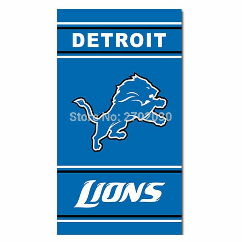 Detroit Lions Flag 3x5ft Banner Polyester American Football Lions036