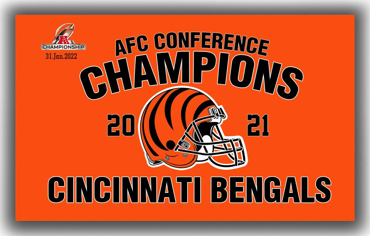 Cincinnati Bengals Flag 3x5ft Banner Polyester American Football AFC ...