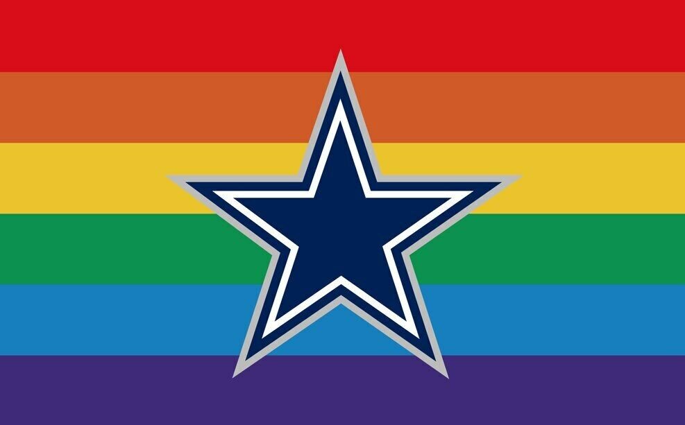 Dallas Cowboys Pride Flag 3x5ft Banner Polyester American Football ...