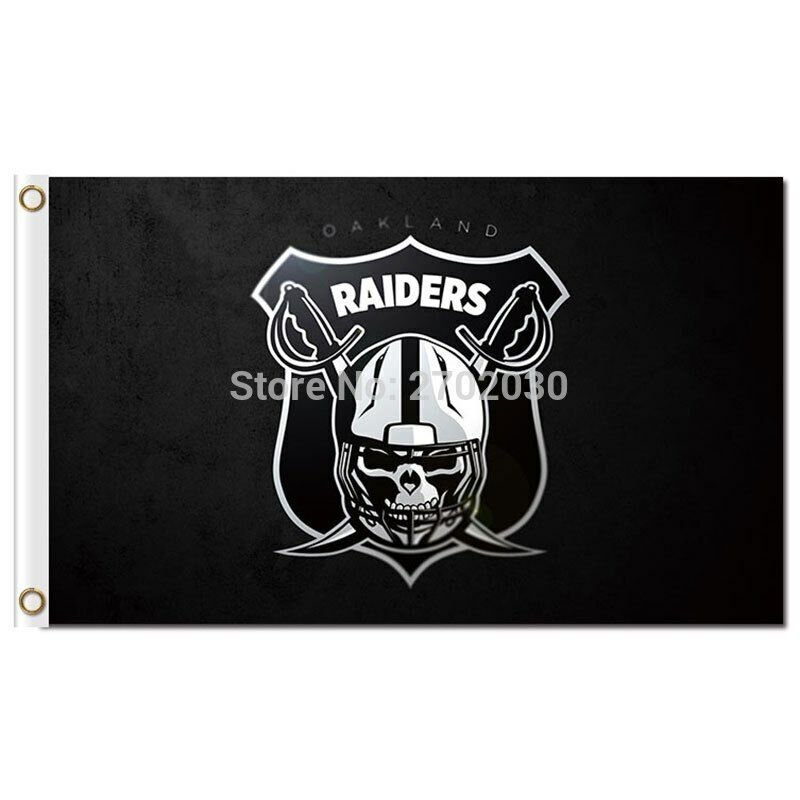 Las Vegas Raiders Flag 3x5ft Banner Polyester American Football raiders064