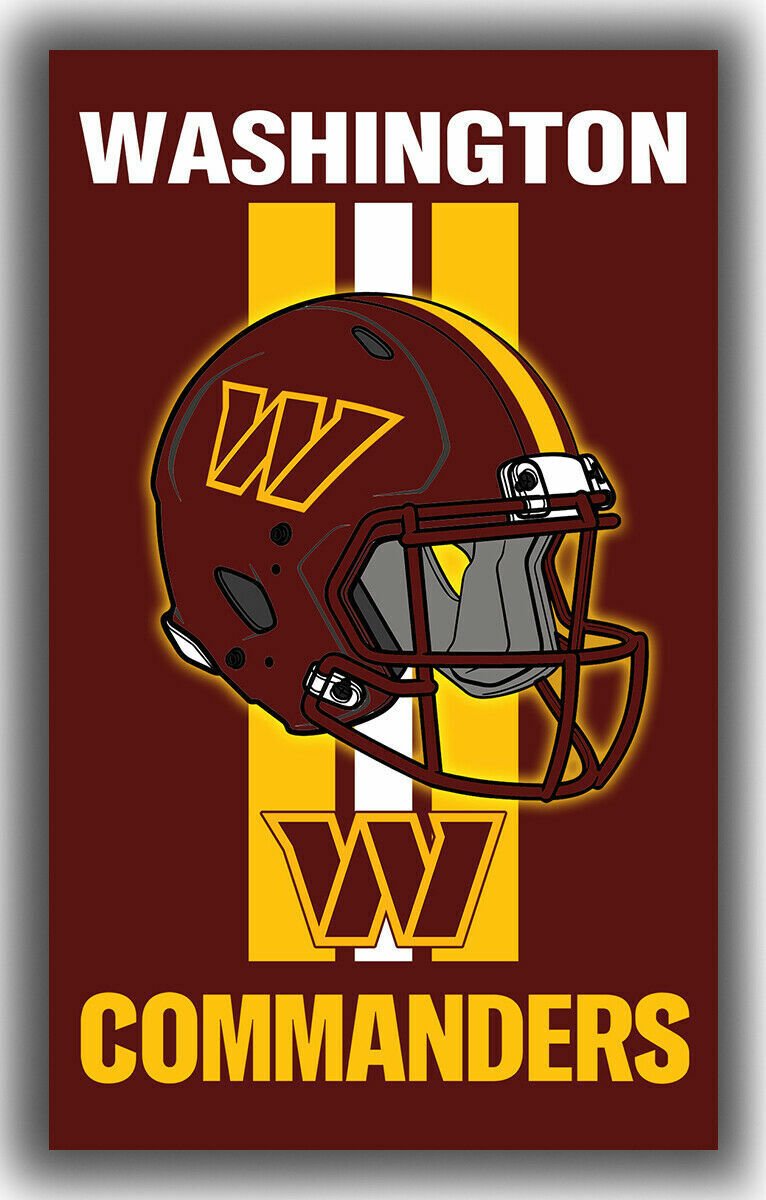 Washington Commanders Flag 3x5ft Banner Polyester American Football ...