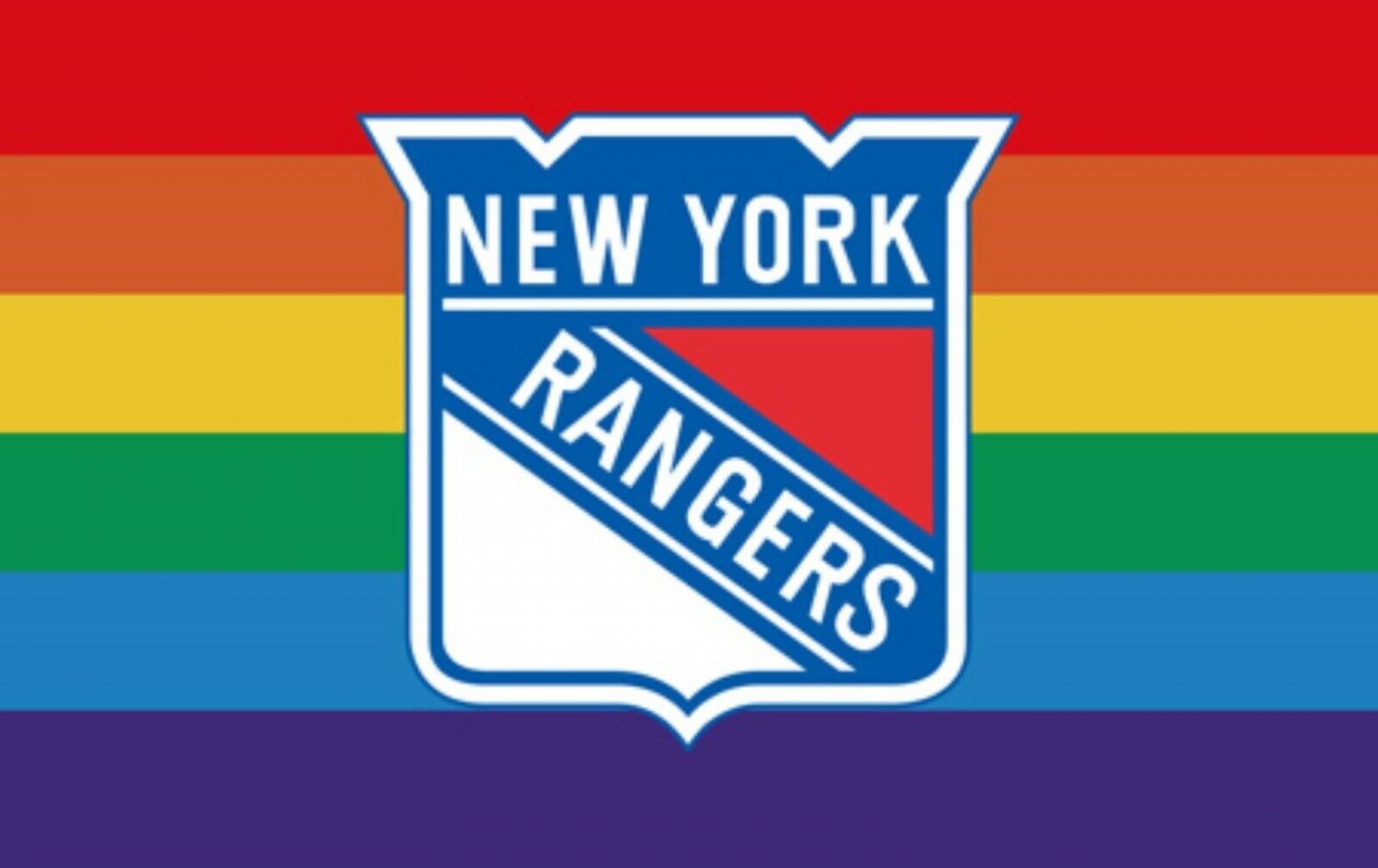 New York Rangers Pride Flag 3x5ft Banner Polyester Ice Hockey Stanley 007