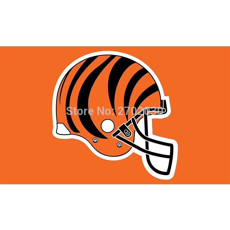 Cincinnati Bengals New Wordmark Flag 3x5ft Polyester NFL1 Banner Flying