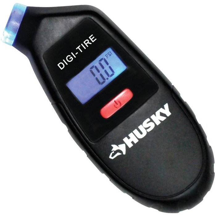HUSKY 4 in. Digital Tire Gauge with LED Light
