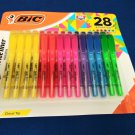BIC 28 Assorted Brite Liner Highligthers