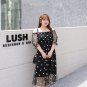 Polka Dot Mesh Dress