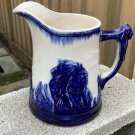 Old Sleepy Eye Water Jug Pitcher Flo Blue