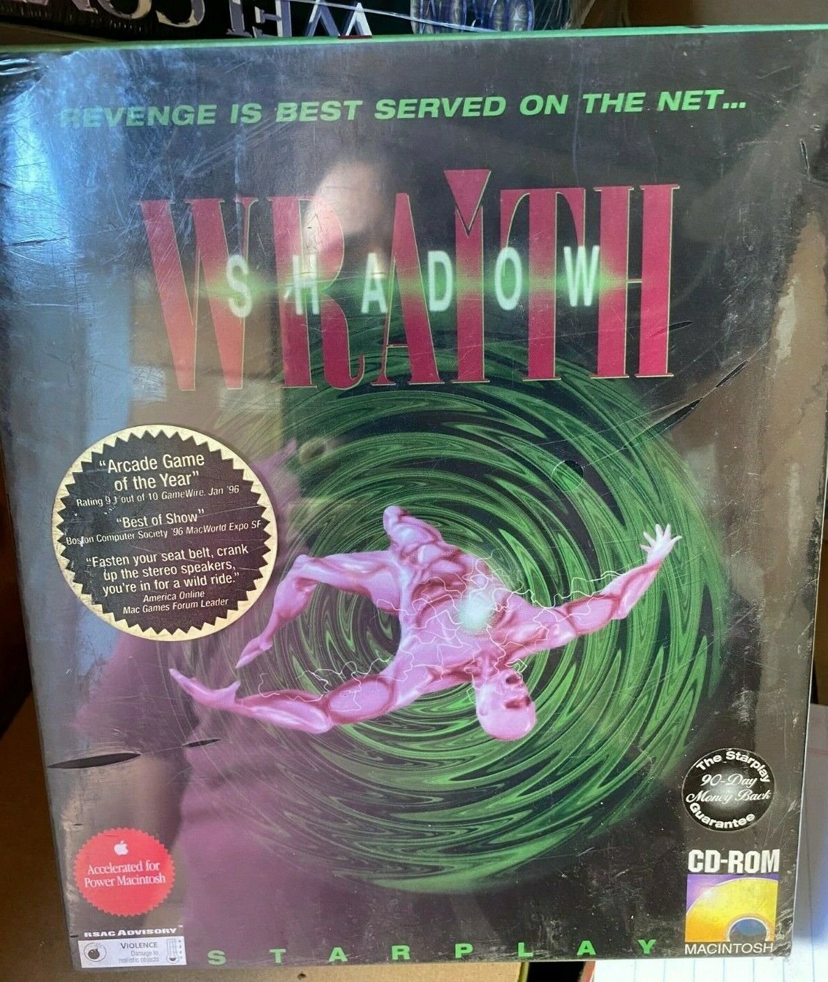 Collector Rare BIG BOX SHADOW WRAITH COMPLETE CD-ROM STARPLAY NEW NIB Vintage
