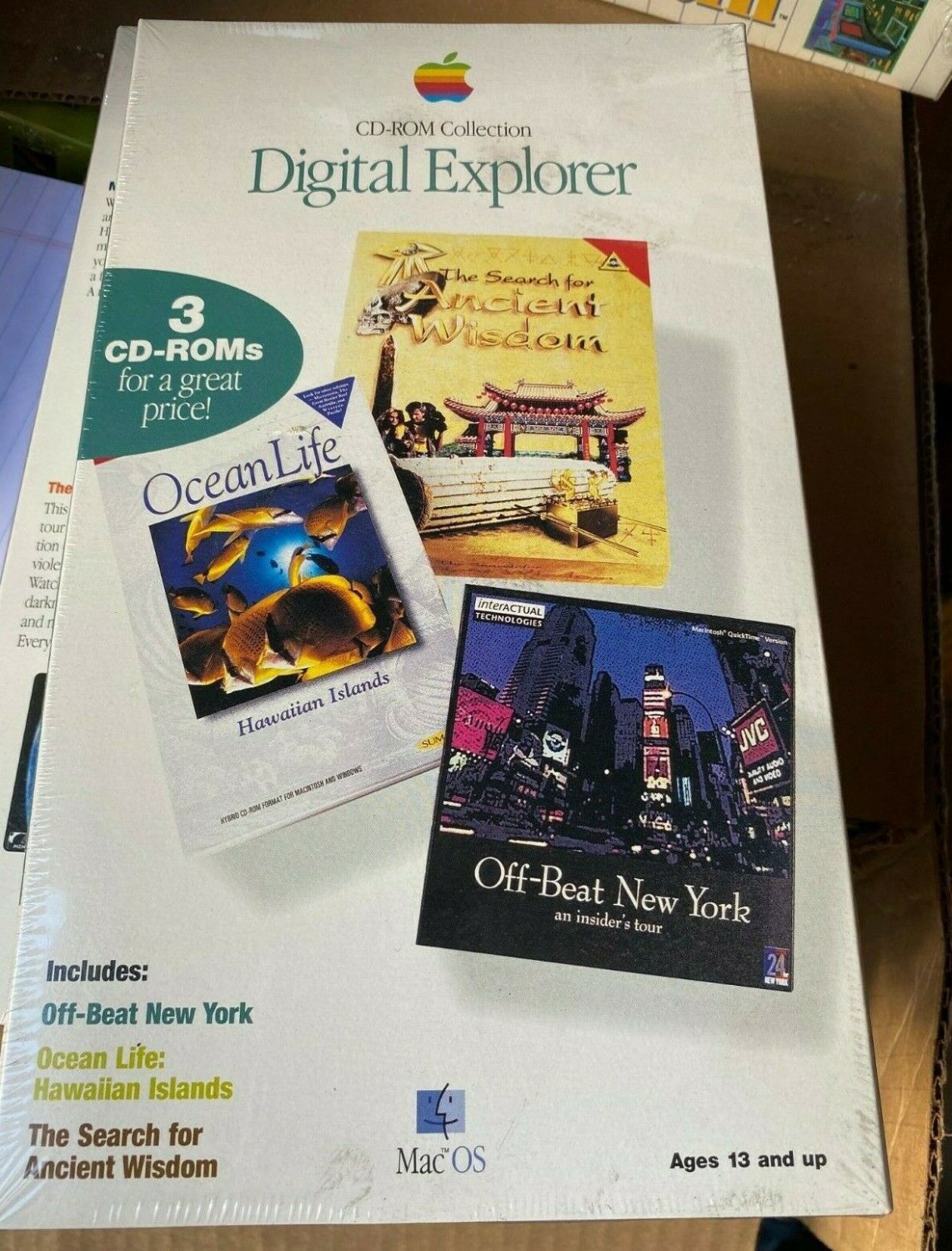 Apple Mac CD Rom Collection Digital Explorer Vintage Computer Macintosh NEW RARE