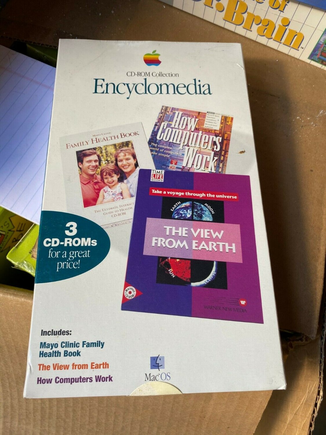 Apple Mac CD Rom Collection Encyclomedia Vintage Computer Macintosh NEW RARE NIB