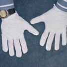 24 pcs Unisex Cotton White Inspection Gardening Work Gloves L Size Protective