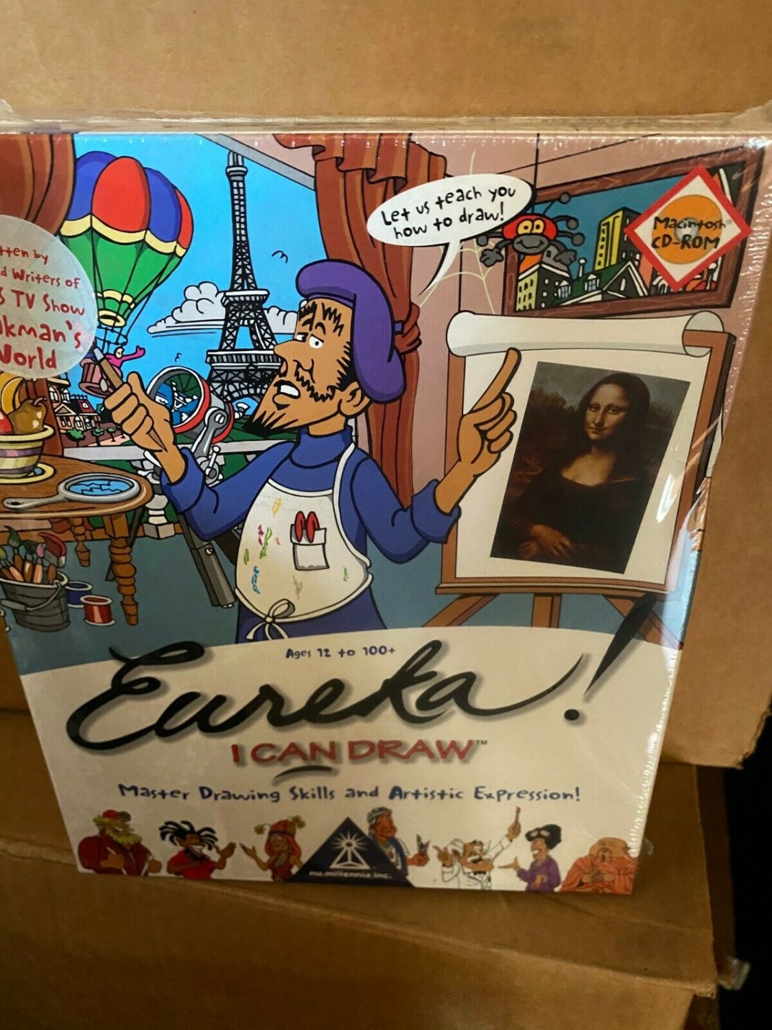 Collectors Eureka I Can Draw CD Software Vintage MAC Rare NIB New sealed