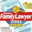 NEW Quicken Family Lawyer 2001 CD Rom Windows Suite CDROM  FAST SHIPPING RARE