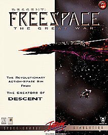 Descent FreeSpace - The Great War PC CD-ROM BIG BOX GAME with MANUAL INTERPLAY