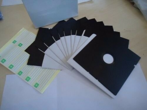 NEW 100 DISKS BULK PACK MINI FLOPPY DISKS 5.25" CARTON 1.2 meg HD 386 486