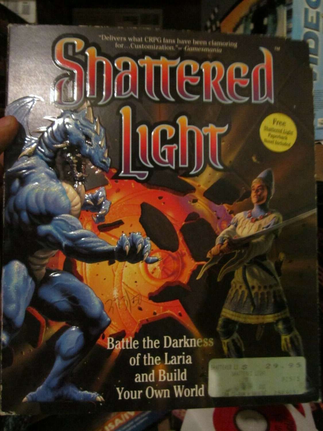 Shattered Light PC Video Game Win 95/98 1999 Simon Schuster Interactive BIG BOX