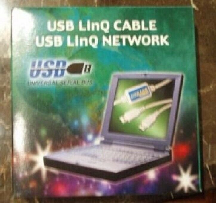 USB EASY FILE TRANSFER CABLE PC-LINK BRIDGE SYSTEM FOR Windows 95 98 XP ME 2000