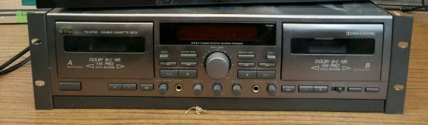 OEM JVC double cassette deck model TD-W709