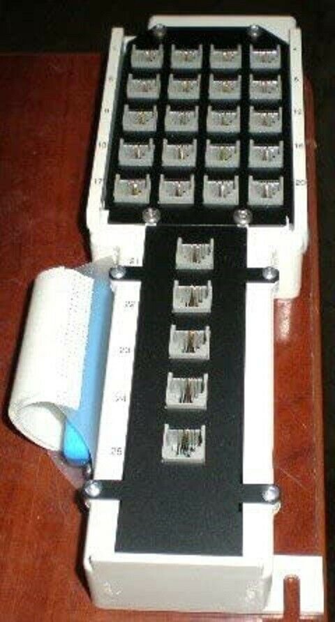 New Mini Mount Patch Panel 25-Pair Connectors RJ 11 25 PORT Surface Mount