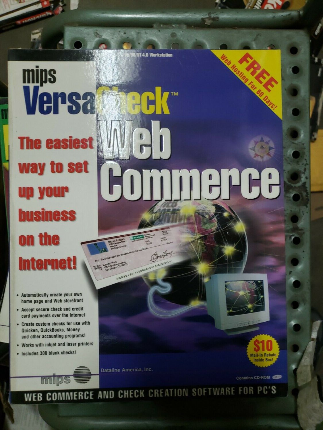 mips VersaCheck Webcommerce Versa Check Printing Includes 300 blank checks! New