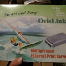 Single Port Parallel 10 Network Fast Ethernet Print Server For Mac Unix Windows
