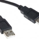 Clear 6 ft USB Cable Type A Male to Type A Male Cable Cord NEW FAST SHIP