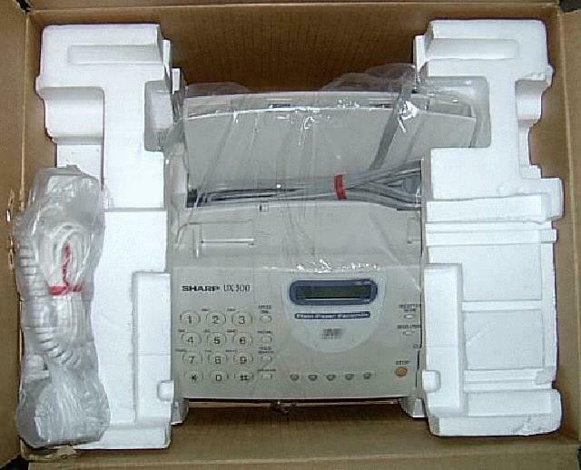 Sharp UX-300 Fax Machine Refurbished in Box Office Equipment ux300 Plain Paper