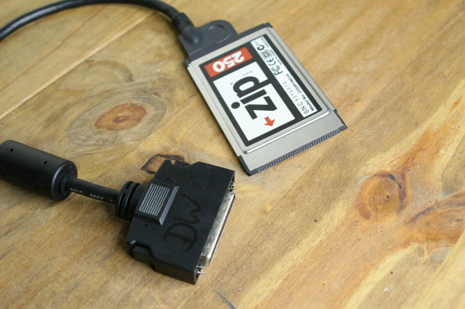 Iomega Zip 250 USB Ext Drive (model Z250USBPCM) PCMCIA Adapter PC Card + Cable