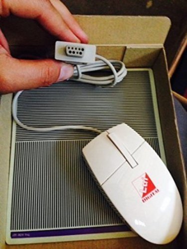 Serial Optical 3 Button Mouse + FREE Mouse Pad w/ 9 Pin Serial Connector NEW