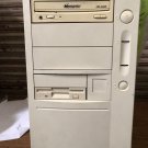 Vintage Retro PC Case Beige Computer Case ATX Retro Tower White USED celeron 14