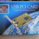 2 Port USB PCI Adapter Card For Apple PowerMac Mac G3 G4 G5 OS 9 Windows 95 HOST
