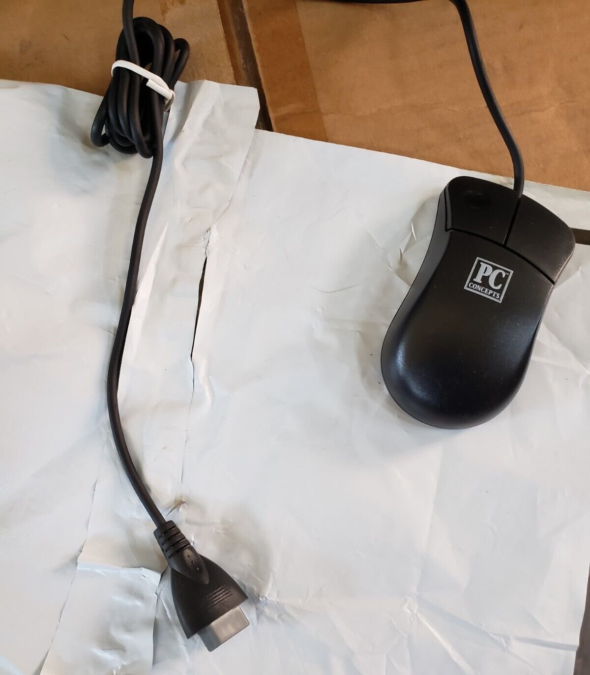 Black DB9 Serial Mouse 100% Compatible with Older Systems  NEW Vintage Mini