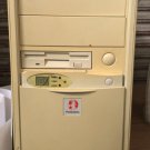 Vintage Retro PC Case Beige Computer Case AT CD Tape Power White  Used full 10