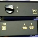 Black 2-Way USB A to B Data Transfer Switch Box Printer Scanner HDD PC NEW